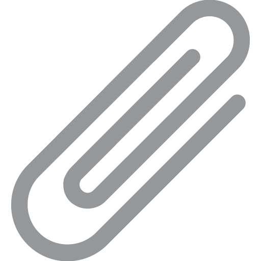 Paperclip as drawn by JoyPixels in 2.2.5