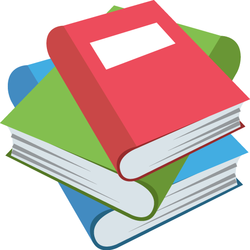 Books as drawn by JoyPixels in 2.2.5