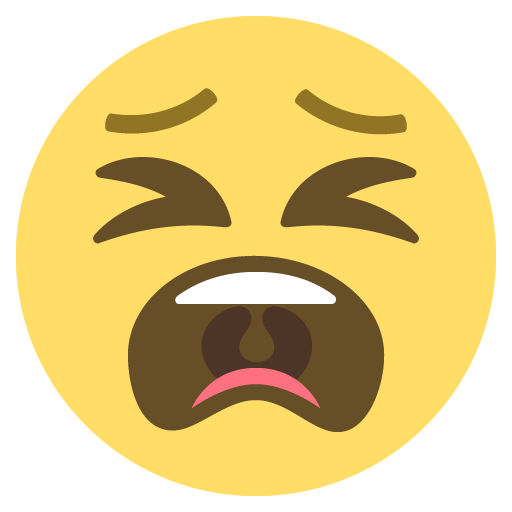 Tired Face, the previous design