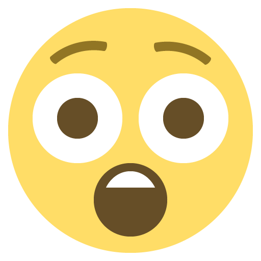 Astonished Face, the previous design