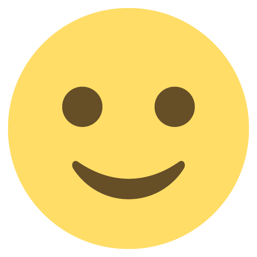 Slightly Smiling Face, the previous design