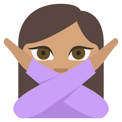 Person Gesturing NO: Medium Skin Tone, the previous design