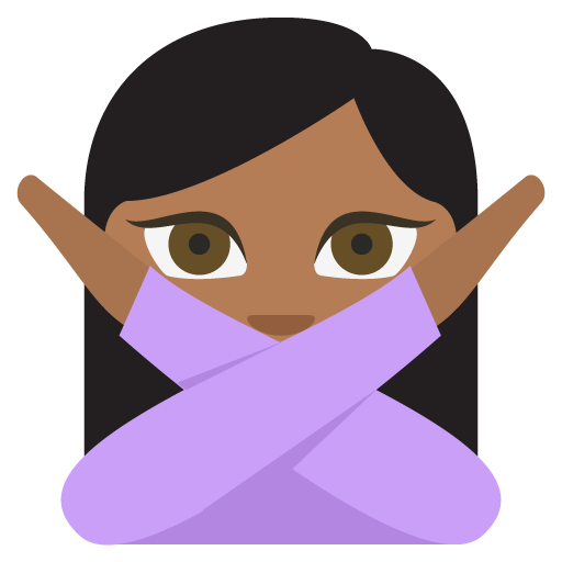 Person Gesturing NO: Medium-Dark Skin Tone, the previous design