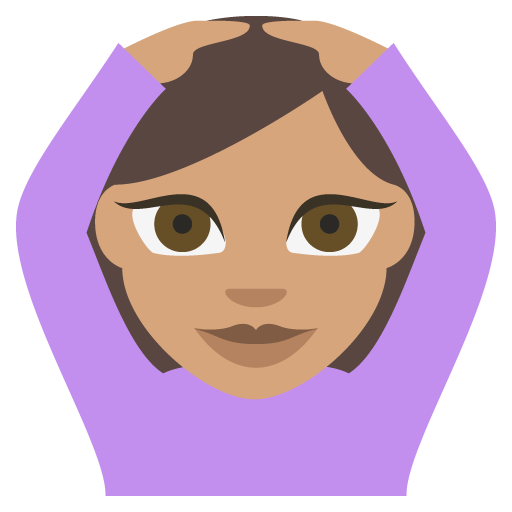 Person Gesturing OK: Medium Skin Tone, the previous design
