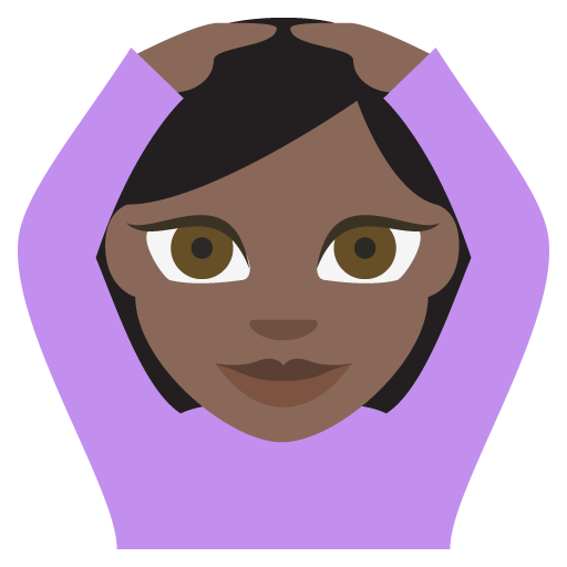 Person Gesturing OK: Dark Skin Tone, the previous design