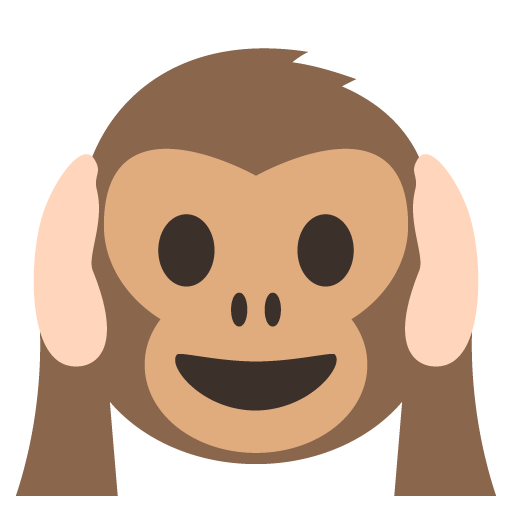 Hear-No-Evil Monkey, the previous design