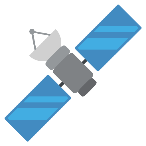 Satellite as drawn by JoyPixels in 2.2.5