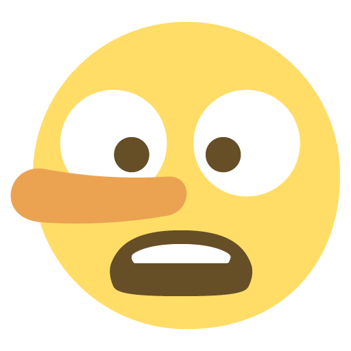 Lying Face, the previous design