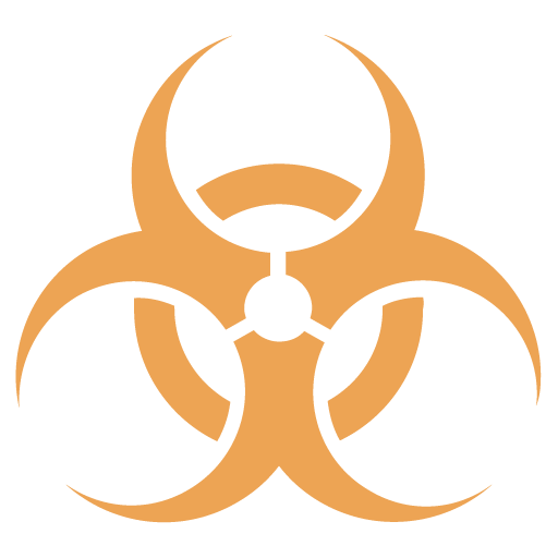 Biohazard as drawn by JoyPixels in 2.2.5