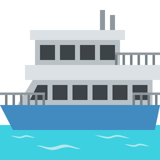Ferry as drawn by JoyPixels in 2.2.5