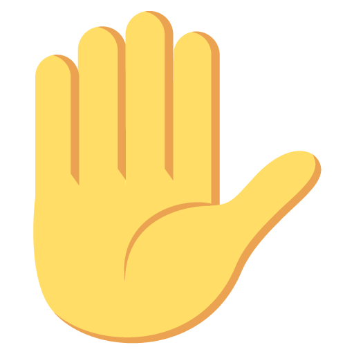 Raised Hand, the previous design