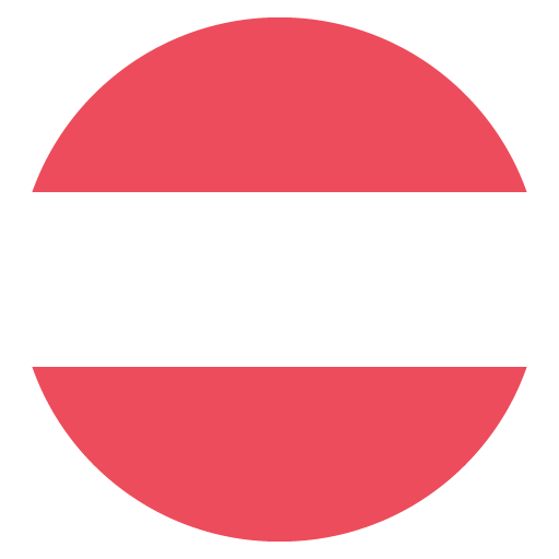 Flag: Austria as drawn by JoyPixels in 2.2