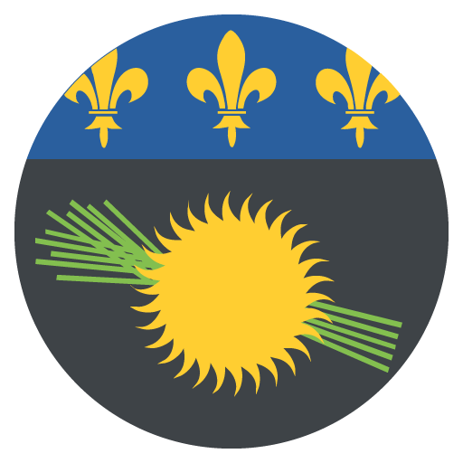 Flag: Guadeloupe, the design in this release