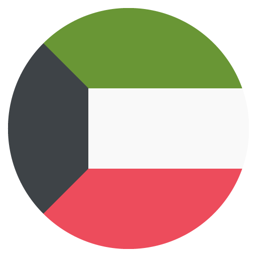 Flag: Kuwait as drawn by JoyPixels in 2.2