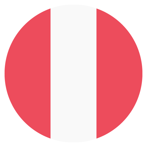 Flag: Peru as drawn by JoyPixels in 2.2