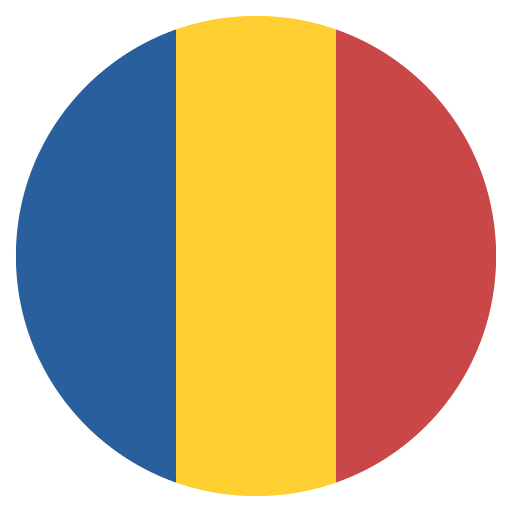 Flag: Romania as drawn by JoyPixels in 2.2