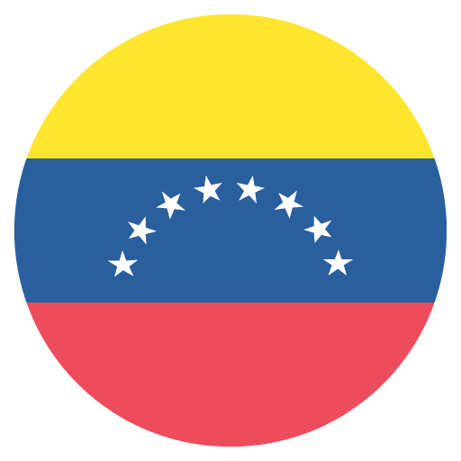 Flag: Venezuela as drawn by JoyPixels in 2.2