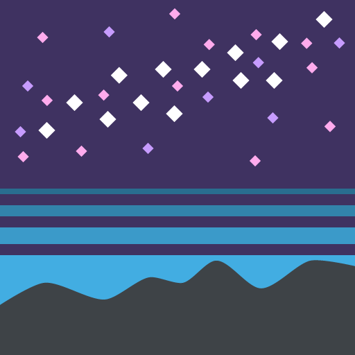 Milky Way, the design in this release
