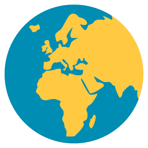 Globe Showing Europe-Africa, the design in this release