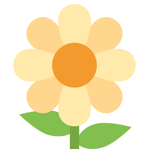 Blossom as drawn by JoyPixels in 2.2