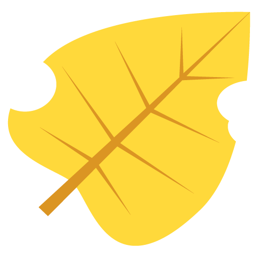 Fallen Leaf as drawn by JoyPixels in 2.2