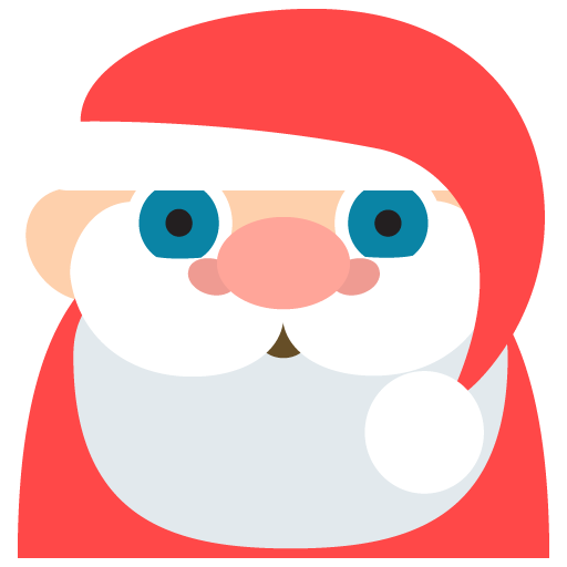 Santa Claus: Medium-Light Skin Tone, the design in this release