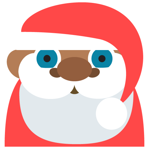 Santa Claus: Medium-Dark Skin Tone, the design in this release