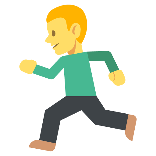 Person Running, the design in this release
