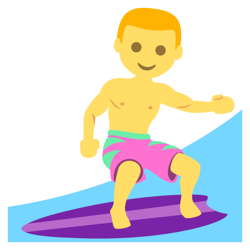 Person Surfing, the design in this release