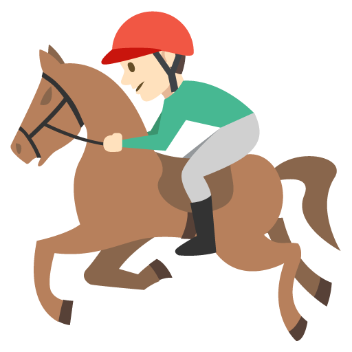 Horse Racing: Light Skin Tone, the design in this release