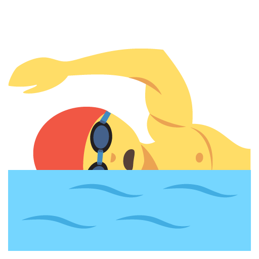 Person Swimming, the design in this release