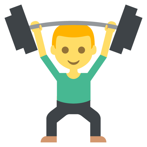 Person Lifting Weights, the design in this release