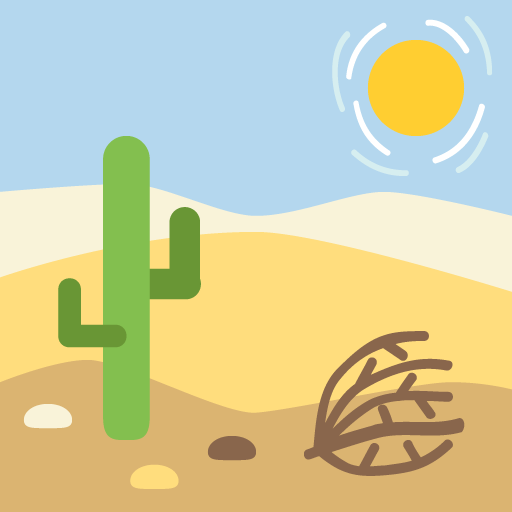 Desert as drawn by JoyPixels in 2.2