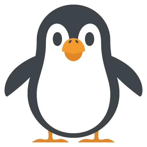 Penguin as drawn by JoyPixels in 2.2