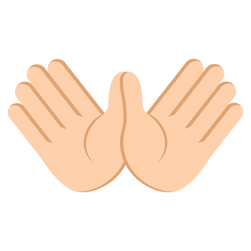 Open Hands: Medium-Light Skin Tone, the design in this release