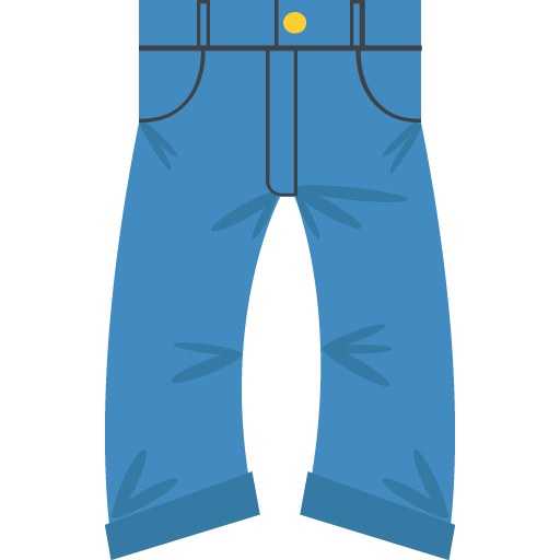 Jeans as drawn by JoyPixels in 2.2
