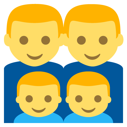 Family: Man, Man, Boy, Boy, the design in this release