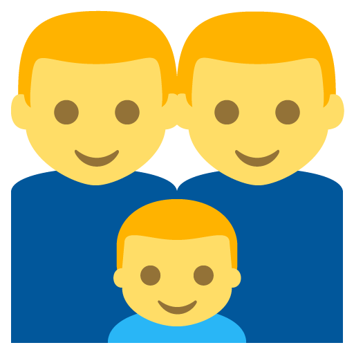 Family: Man, Man, Boy, the design in this release