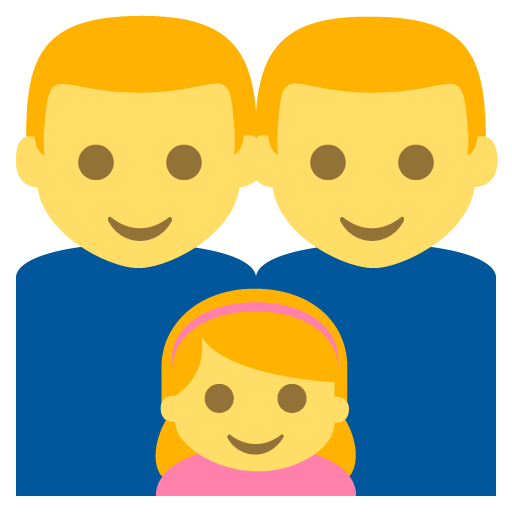 Family: Man, Man, Girl, the design in this release