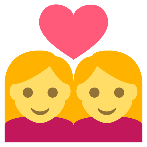 Couple with Heart: Woman, Woman, the design in this release