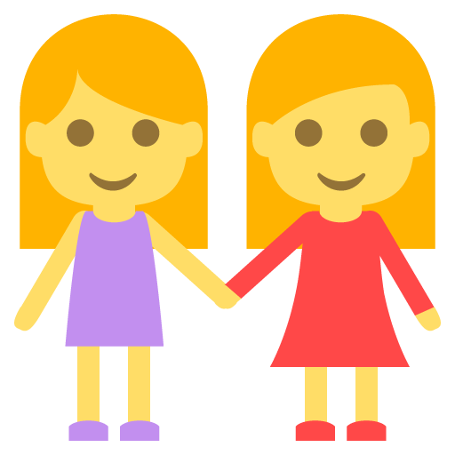 Women Holding Hands, the design in this release