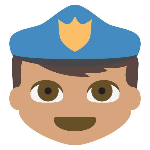 Police Officer: Medium Skin Tone, the design in this release