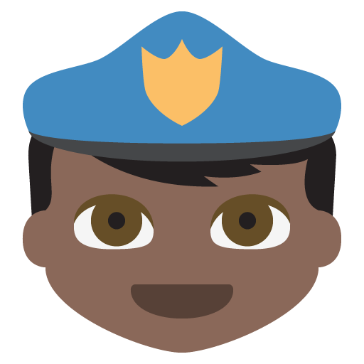 Police Officer: Dark Skin Tone, the design in this release