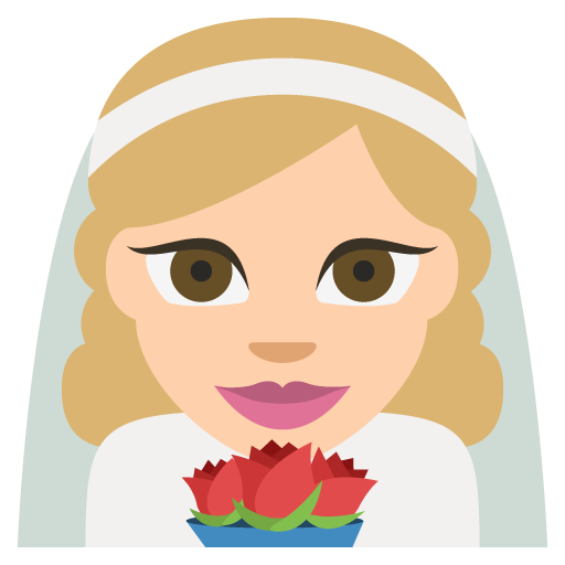 Person with Veil: Medium-Light Skin Tone, the design in this release