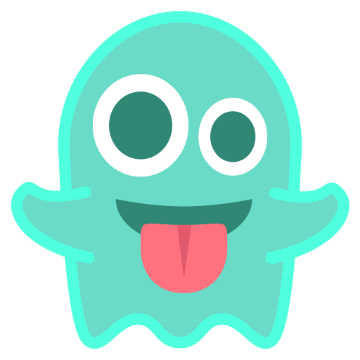 Ghost as drawn by JoyPixels in 2.2