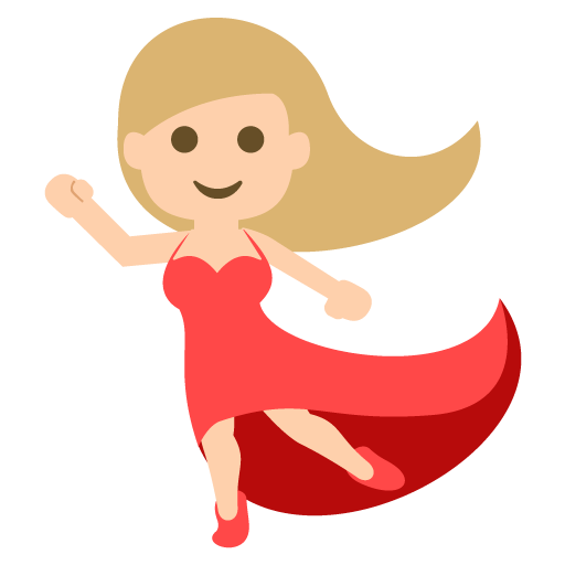 Woman Dancing: Medium-Light Skin Tone, the design in this release