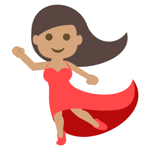Woman Dancing: Medium Skin Tone, the design in this release