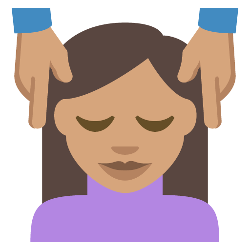 Person Getting Massage: Medium Skin Tone, the design in this release
