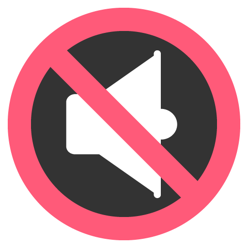 Muted Speaker as drawn by JoyPixels in 2.2