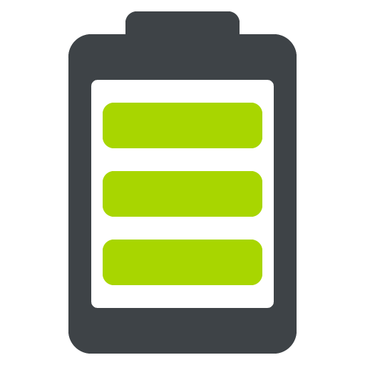 Battery as drawn by JoyPixels in 2.2